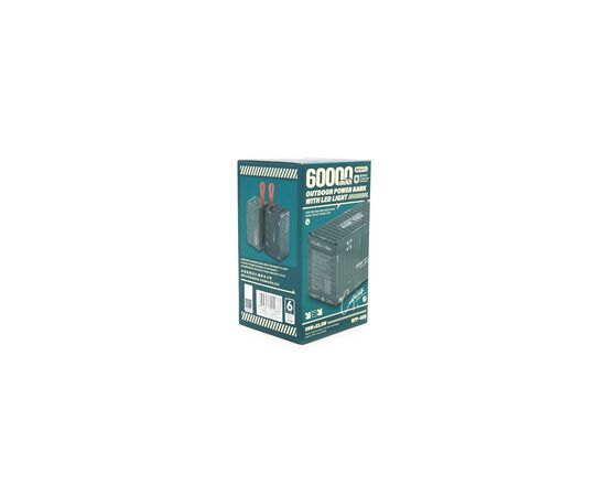 Батарея универсальная Remax 60000mAh, PD/20W, QC/22.5W, Gray (RPP-609G), изображение 4 Батарея универсальная Remax 60000mAh, PD/20W, QC/22.5W, Gray (RPP-609G), изображение 4