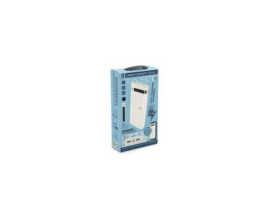 Батарея универсальная Remax 20000mAh, PD/20W, QC/22.5W, Black/White (RPP-72) Батарея универсальная Remax 20000mAh, PD/20W, QC/22.5W, Black/White (RPP-72)