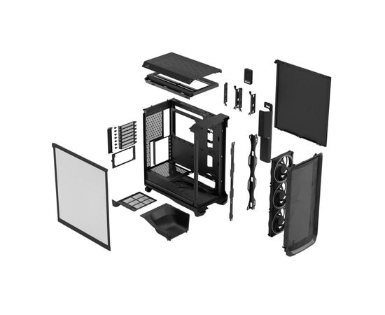 Корпус Fractal Design Meshify 3 Ambience Pro RGB BTG (FD-C-MES3A-03), изображение 11 Корпус Fractal Design Meshify 3 Ambience Pro RGB BTG (FD-C-MES3A-03), изображение 11