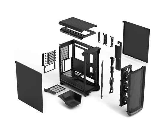 Корпус Fractal Design Meshify 3 Black Solid (FD-C-MES3A-01), изображение 10 Корпус Fractal Design Meshify 3 Black Solid (FD-C-MES3A-01), изображение 10