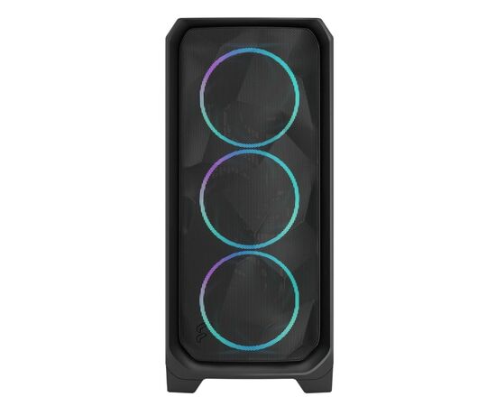 Корпус Fractal Design Meshify 3 Black RGB TG LT (FD-C-MES3A-06), зображення 2 Корпус Fractal Design Meshify 3 Black RGB TG LT (FD-C-MES3A-06), зображення 2