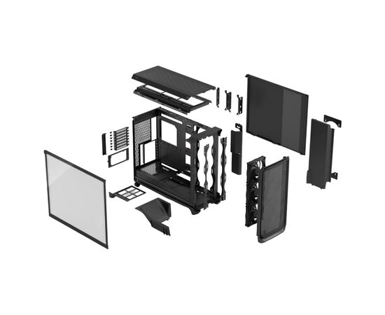 Корпус Fractal Design Meshify 3 XL Black TG LT (FD-C-MES3X-02), зображення 11 Корпус Fractal Design Meshify 3 XL Black TG LT (FD-C-MES3X-02), зображення 11