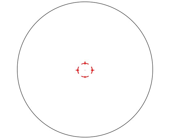 Оптический прицел Vector Optics Paragon 1x18 X-Micro Red and Green reticle (SCPS-M10), изображение 8 Оптический прицел Vector Optics Paragon 1x18 X-Micro Red and Green reticle (SCPS-M10), изображение 8