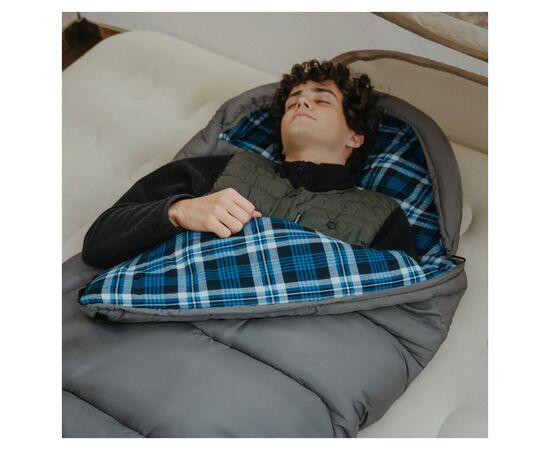 Спальный мешок Naturehike з капюшоном Clear Sky CNK2450WS042, сірий (6927595792049), изображение 5