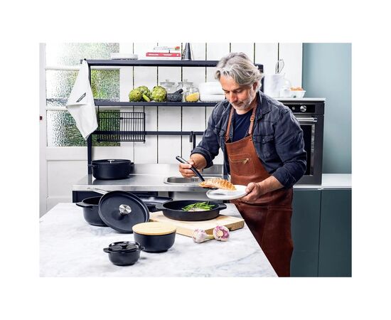 Сковорода KitchenAid Matte Oven-to-table гриль 26 см (CC004600-001), изображение 4 Сковорода KitchenAid Matte Oven-to-table гриль 26 см (CC004600-001), изображение 4