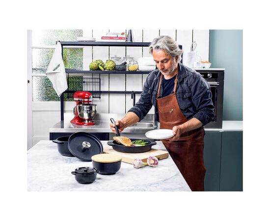 Сковорода KitchenAid Matte Oven-to-table гриль 26 см (CC004600-001), изображение 5 Сковорода KitchenAid Matte Oven-to-table гриль 26 см (CC004600-001), изображение 5