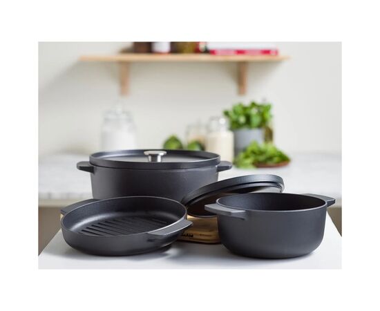 Сковорода KitchenAid Matte Oven-to-table гриль 26 см (CC004600-001), изображение 6 Сковорода KitchenAid Matte Oven-to-table гриль 26 см (CC004600-001), изображение 6