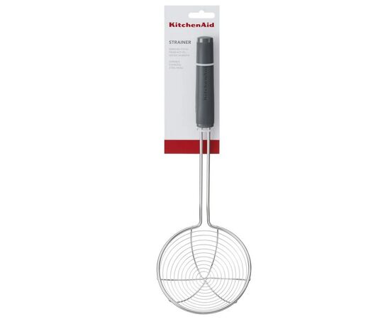 Шумовка KitchenAid Coreline, 37,3 см, сірий (KAS010OHCGG), изображение 3 Шумовка KitchenAid Coreline, 37,3 см, сірий (KAS010OHCGG), изображение 3