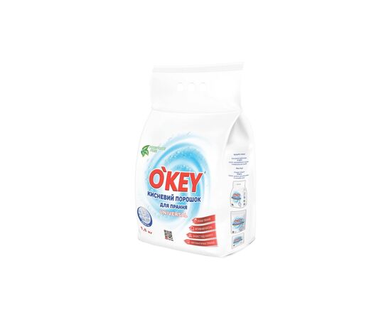 Стиральный порошок O'KEY Universal Кислородный 1.5 кг (4820049384406) Стиральный порошок O'KEY Universal Кислородный 1.5 кг (4820049384406)