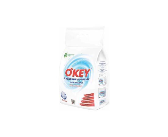 Стиральный порошок O'KEY Universal Кислородный 2.8 кг (4820049384826) Стиральный порошок O'KEY Universal Кислородный 2.8 кг (4820049384826)