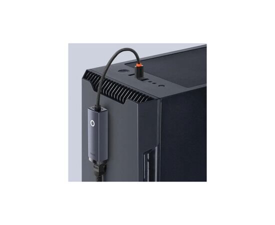 Адаптер USB-C to RJ45 Ethernet 1000Mbps Lite Series Baseus (WKQX000313), изображение 9 Адаптер USB-C to RJ45 Ethernet 1000Mbps Lite Series Baseus (WKQX000313), изображение 9