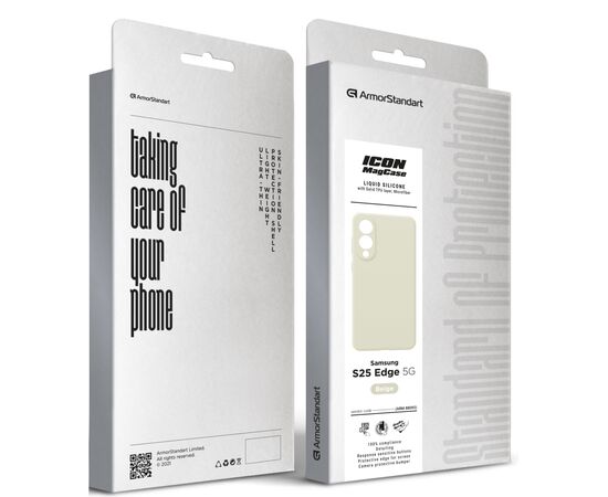 Чохол до мобільного телефона Armorstandart ICON2 MagCase Samsung S25 Edge 5G Beige (ARM88092), зображення 2