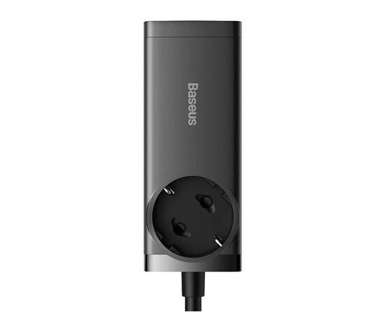 Зарядное устройство Baseus AC + 2xUSB-C 100W + 2xUSB + cable USB-C to USB-C 100W 1.0m black (PSZM000401), изображение 3