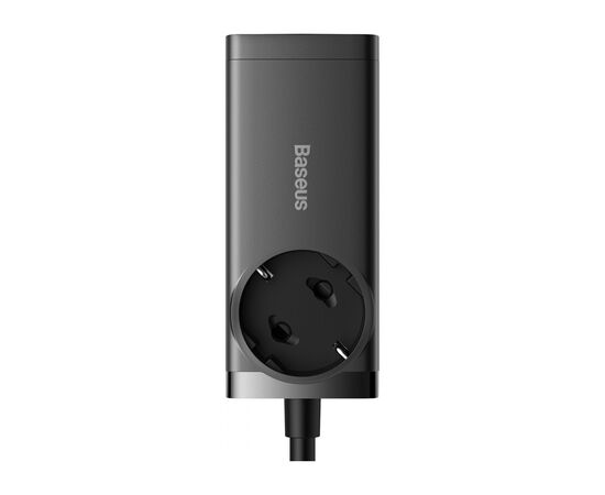 Зарядное устройство Baseus AC + 2xUSB-C 65W + 2xUSB black (PSZM000901), изображение 4