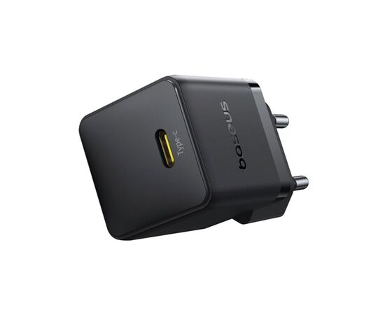 Зарядний пристрій Baseus 1xUSB-C 20W black (P10111602113-00), зображення 3 Зарядний пристрій Baseus 1xUSB-C 20W black (P10111602113-00), зображення 3