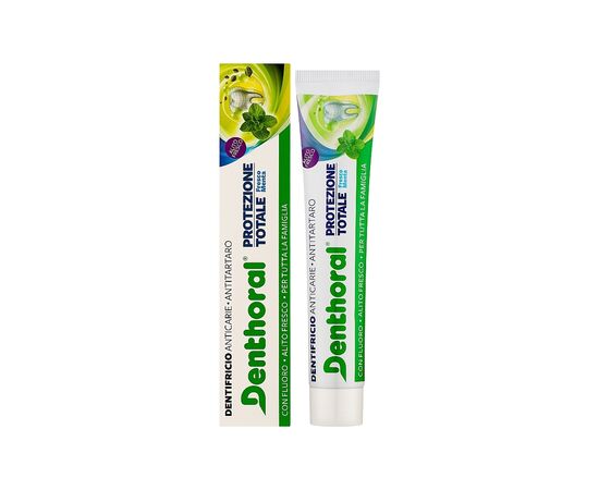 Зубная паста Denthoral Dentifricio Total Protection Комплексная защита 75 мл (8002185041559) Зубная паста Denthoral Dentifricio Total Protection Комплексная защита 75 мл (8002185041559)