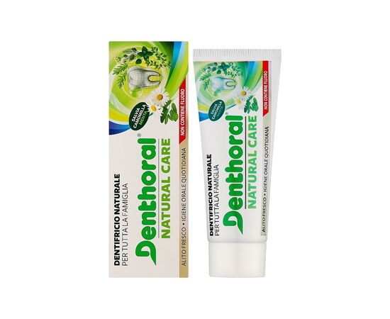 Зубная паста Denthoral Dentifricio Natural Care Естественный уход 75 мл (8002185041573) Зубная паста Denthoral Dentifricio Natural Care Естественный уход 75 мл (8002185041573)