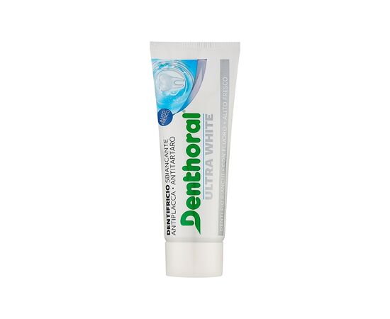 Зубная паста Denthoral Dentifricio Ultra White Ультра отбеливание 75 мл (8002185041610), изображение 2 Зубная паста Denthoral Dentifricio Ultra White Ультра отбеливание 75 мл (8002185041610), изображение 2