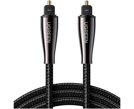 Кабель мультимедийный Optical Toslink 3.0m AV108 black Ugreen (10541)