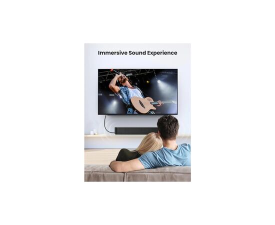 Кабель мультимедийный Optical Toslink 2.0m AV122 black Ugreen (70892), изображение 3