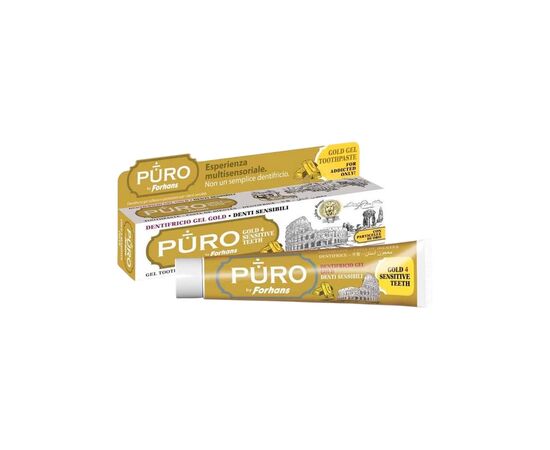 Зубная паста Puro by Forhans Gold 4 Sensitive Teeth 75 мл (8002185071792) Зубная паста Puro by Forhans Gold 4 Sensitive Teeth 75 мл (8002185071792)