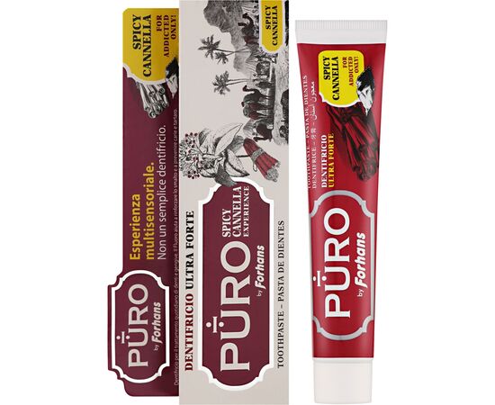 Зубная паста Puro by Forhans Пряная корица 75 мл (8002185071907) Зубная паста Puro by Forhans Пряная корица 75 мл (8002185071907)