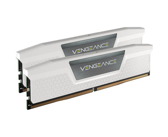 Модуль пам'яті для комп'ютера DDR5 32GB (2x16GB) 6000 MHz Vengeance White Corsair (CMK32GX5M2E6000Z36W), зображення 2 Модуль пам'яті для комп'ютера DDR5 32GB (2x16GB) 6000 MHz Vengeance White Corsair (CMK32GX5M2E6000Z36W), зображення 2
