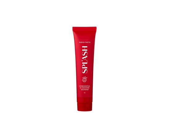 Зубная паста Splash Освежающая Со вкусом малины 75 г (4820266832131), изображение 2 Зубная паста Splash Освежающая Со вкусом малины 75 г (4820266832131), изображение 2
