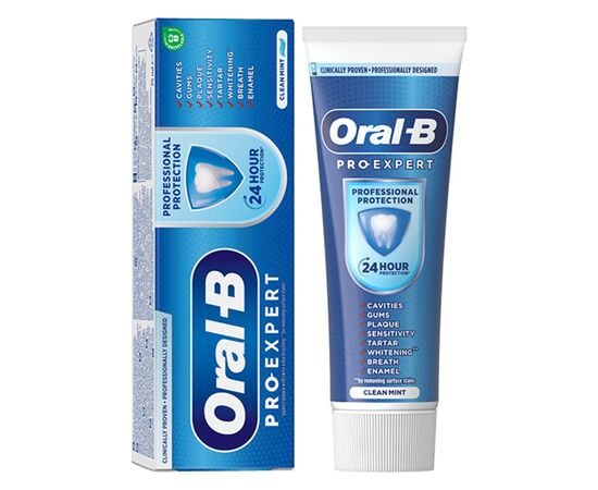 Зубна паста Oral-B Pro-Expert Глибоке очищення 75 мл (8700216106733), зображення 2 Зубна паста Oral-B Pro-Expert Глибоке очищення 75 мл (8700216106733), зображення 2