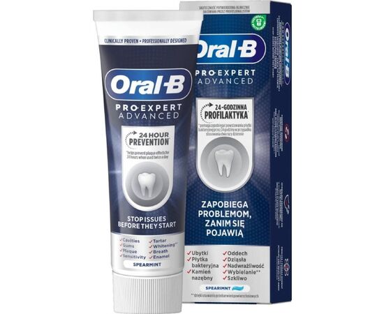 Зубна паста Oral-B Pro-Expert Додаткове відбілювання 75 мл (8700216106702) Зубна паста Oral-B Pro-Expert Додаткове відбілювання 75 мл (8700216106702)