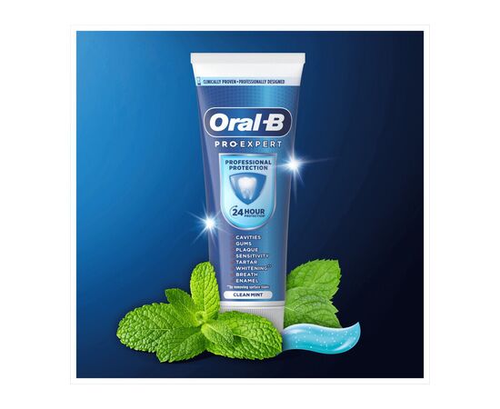 Зубна паста Oral-B Pro-Expert Здорове відбілювання 75 мл (8700216106788), зображення 6 Зубна паста Oral-B Pro-Expert Здорове відбілювання 75 мл (8700216106788), зображення 6