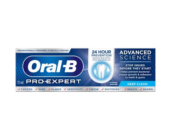 Зубна паста Oral-B Pro-Expert Професійний захист 75 мл (8700216106863), зображення 2 Зубна паста Oral-B Pro-Expert Професійний захист 75 мл (8700216106863), зображення 2