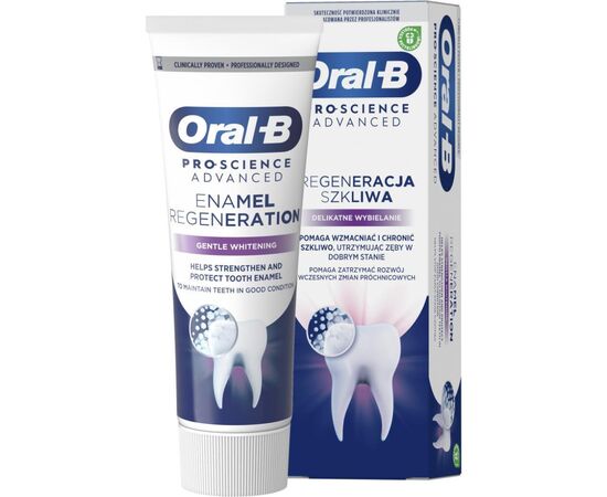 Зубна паста Oral-B Pro-Science Відновлення емалі Делікатне відбілювання 75 мл (8001090247582) Зубна паста Oral-B Pro-Science Відновлення емалі Делікатне відбілювання 75 мл (8001090247582)
