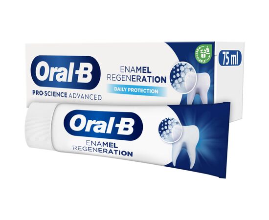Зубна паста Oral-B Pro-Science Відновлення емалі Щоденний захист 75 мл (8001090247544), зображення 2 Зубна паста Oral-B Pro-Science Відновлення емалі Щоденний захист 75 мл (8001090247544), зображення 2