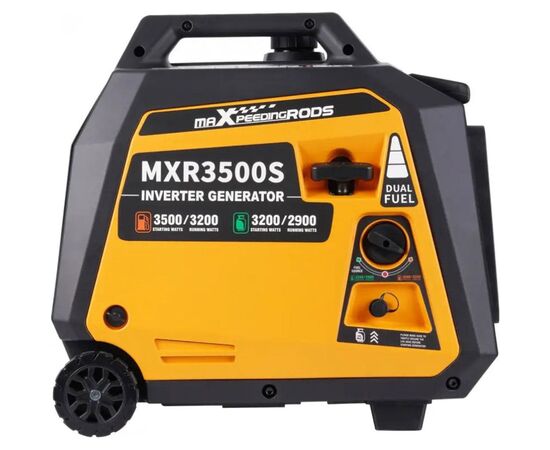 Генератор maXpeedingRODS бензин/газ MXR3500S (3,2 kW), 220V, 50Hz, 4л, дистанционный запуск (mxr3500S), изображение 3 Генератор maXpeedingRODS бензин/газ MXR3500S (3,2 kW), 220V, 50Hz, 4л, дистанционный запуск (mxr3500S), изображение 3