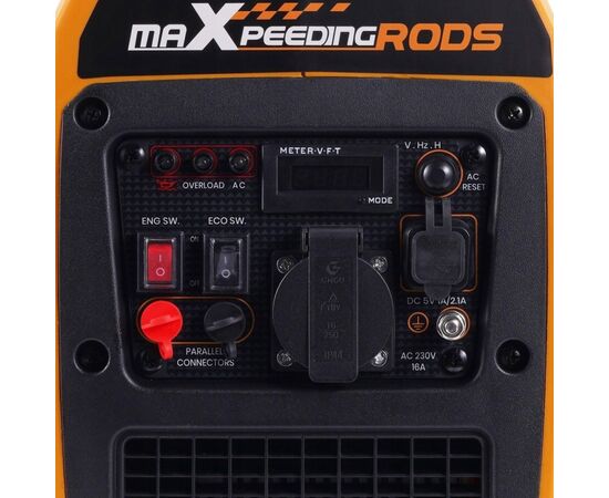 Генератор maXpeedingRODS MXR1500 (1 kW), 220V, 50Hz, 2,4л, ручной запуск (mxr1500), изображение 8 Генератор maXpeedingRODS MXR1500 (1 kW), 220V, 50Hz, 2,4л, ручной запуск (mxr1500), изображение 8