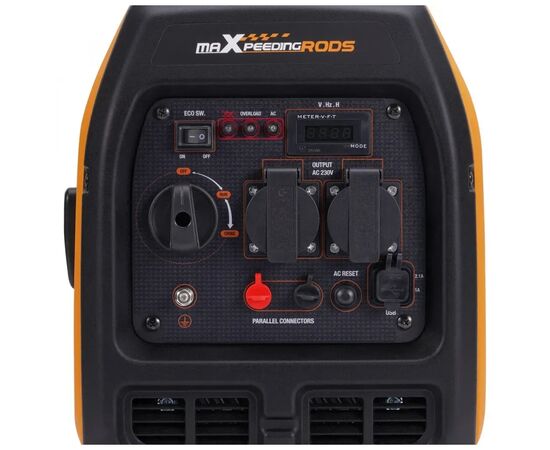 Генератор maXpeedingRODS MXR2300 (1,8 kW), 220V, 50Hz, 4л, ручной запуск (mxr2300), изображение 5 Генератор maXpeedingRODS MXR2300 (1,8 kW), 220V, 50Hz, 4л, ручной запуск (mxr2300), изображение 5