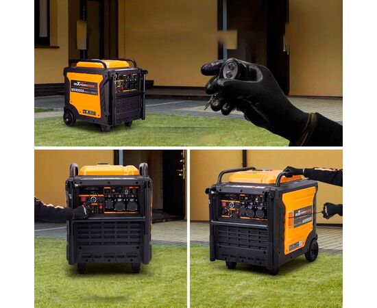 Генератор maXpeedingRODS MXR9000 (8 kW), 220V, 50Hz, 26л, дистанционный запуск, ATS (mxr9000), изображение 9 Генератор maXpeedingRODS MXR9000 (8 kW), 220V, 50Hz, 26л, дистанционный запуск, ATS (mxr9000), изображение 9