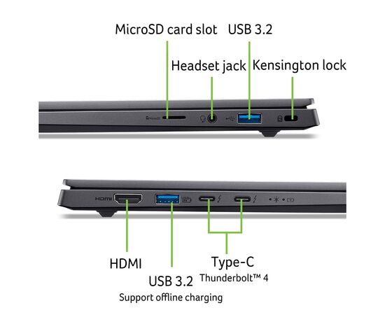 Ноутбук Acer Swift X 14 SFX14-73G (NX.J83EU.003), изображение 11 Ноутбук Acer Swift X 14 SFX14-73G (NX.J83EU.003), изображение 11