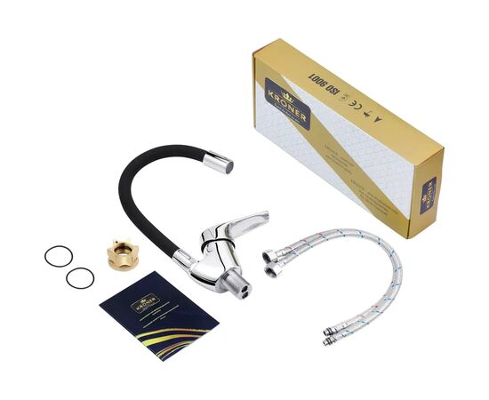 Змішувач Kroner Odra-C032BLK (CV021167), зображення 6 Змішувач Kroner Odra-C032BLK (CV021167), зображення 6