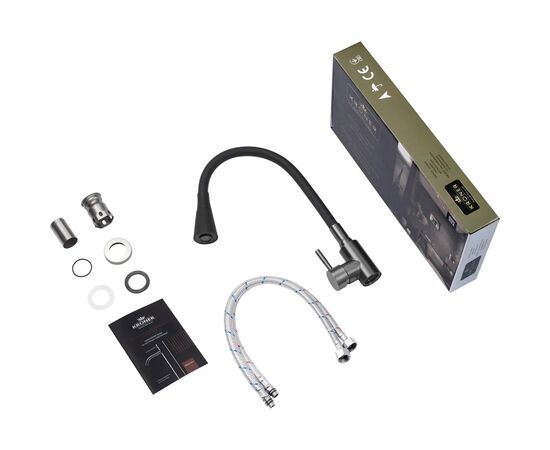 Смеситель Kroner Klassisch-PVD031BLK (CV035373), изображение 8 Смеситель Kroner Klassisch-PVD031BLK (CV035373), изображение 8