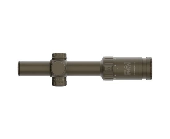 Оптический прицел SAI 1-6x24 сітка 7.62 BDС RAF. Coyote Brown (RNG16-T170-C20), изображение 3 Оптический прицел SAI 1-6x24 сітка 7.62 BDС RAF. Coyote Brown (RNG16-T170-C20), изображение 3