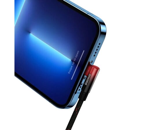 Дата кабель USB-C to Lightning 2.0m 20W black/red Baseus (CAVP000320), зображення 7 Дата кабель USB-C to Lightning 2.0m 20W black/red Baseus (CAVP000320), зображення 7