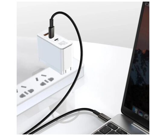 Дата кабель USB-C to USB-C 1.0m 100W black Baseus (CATWJ-01), зображення 9 Дата кабель USB-C to USB-C 1.0m 100W black Baseus (CATWJ-01), зображення 9