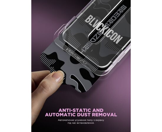 Стекло защитное Armorstandart Black Icon Supreme EZ iPhone 17 Pro Max (ARM86408), изображение 4 Стекло защитное Armorstandart Black Icon Supreme EZ iPhone 17 Pro Max (ARM86408), изображение 4