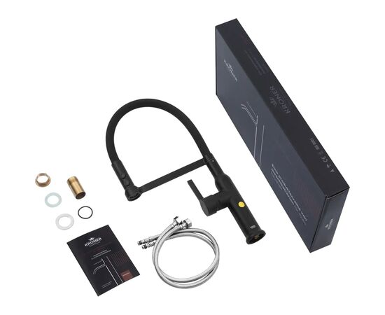 Смеситель Kroner Ersel-SCH03112BLK (CV035578), изображение 9 Смеситель Kroner Ersel-SCH03112BLK (CV035578), изображение 9