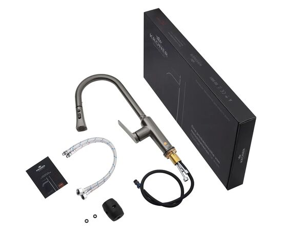 Смеситель Kroner KRP Makon-GRP030-T (CV033865), изображение 7 Смеситель Kroner KRP Makon-GRP030-T (CV033865), изображение 7