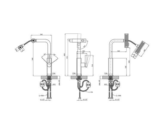 Смеситель Kroner Klassisch-PVD03918 (CV032499), изображение 11 Смеситель Kroner Klassisch-PVD03918 (CV032499), изображение 11