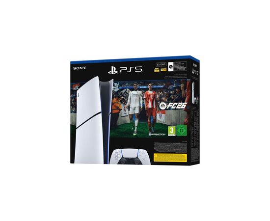 Игровая консоль Sony Playstation 5 Slim Digital 825GB (+EA SPORTS FC 26) (1000049864), изображение 2 Игровая консоль Sony Playstation 5 Slim Digital 825GB (+EA SPORTS FC 26) (1000049864), изображение 2