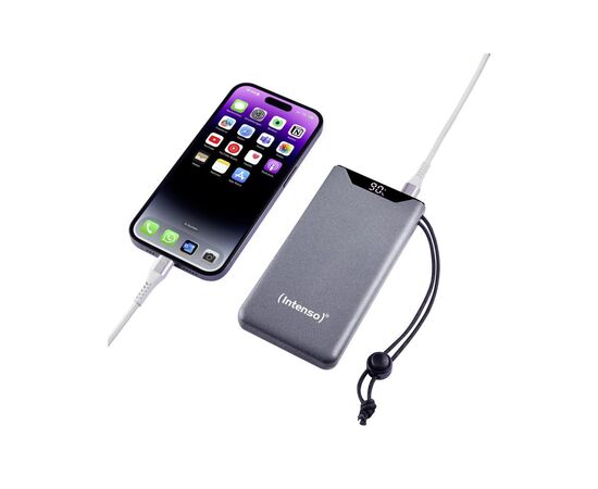 Батарея универсальная Intenso F10000 10000mAh QC3.0 grey (7332034), изображение 4 Батарея универсальная Intenso F10000 10000mAh QC3.0 grey (7332034), изображение 4